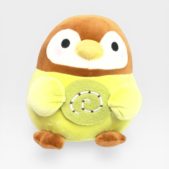 Other - Takashoji Matcha Penguin Green Roll Cake 6" Plush Stuffed Animal Kawaii NWT
